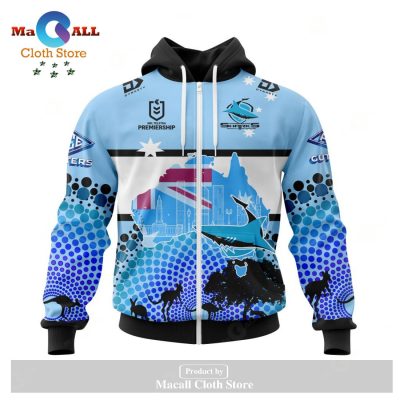 Personalized NRL Cronulla-Sutherland Sharks - Specialized Concepts For Australia's Day Kits Hoodie Sweatshirt 3D LIMITED EDITION -soulcals