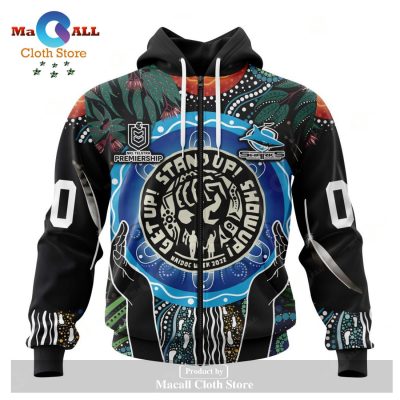 Personalized NRL Cronulla-Sutherland Sharks - Specialized Concepts Kits For Naidoc Event Hoodie Sweatshirt 3D LIMITED EDITION -soulcals