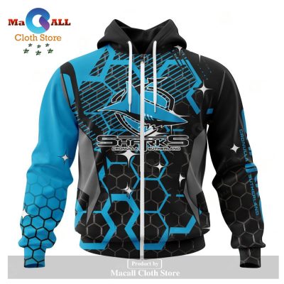 Personalized NRL Cronulla-Sutherland Sharks - Specialized Design With MotoCross Syle Hoodie Sweatshirt 3D LIMITED EDITION -soulcals