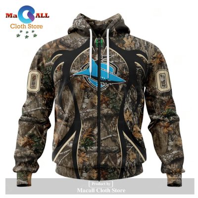 Personalized NRL Cronulla-Sutherland Sharks - Specialized Hunting Camo Hoodie Sweatshirt 3D LIMITED EDITION -soulcals