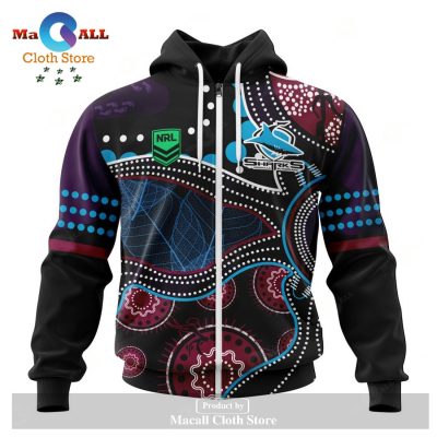 Personalized NRL Cronulla-Sutherland Sharks - Specialized Indigenous Concepts Hoodie Sweatshirt 3D LIMITED EDITION -soulcals