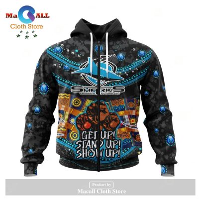 Personalized NRL Cronulla-Sutherland Sharks - Specialized Indigenous Kits For NAIDOC Week Hoodie Sweatshirt 3D LIMITED EDITION -soulcals