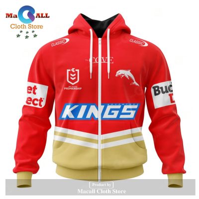 Personalized NRL DOLPHINS 2023 Home Kits Hoodie Sweatshirt 3D LIMITED EDITION -soulcals