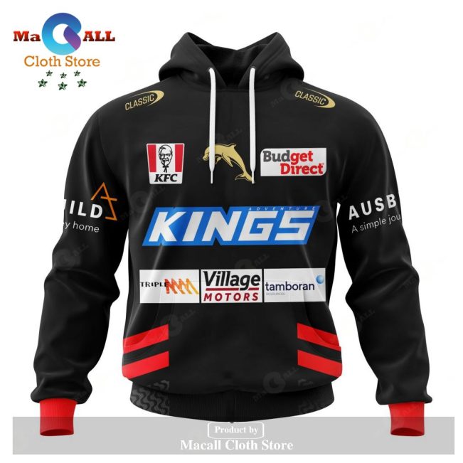 Personalized NRL DOLPHINS 2023 Training Black Kits Hoodie Sweatshirt 3D LIMITED EDITION -soulcals