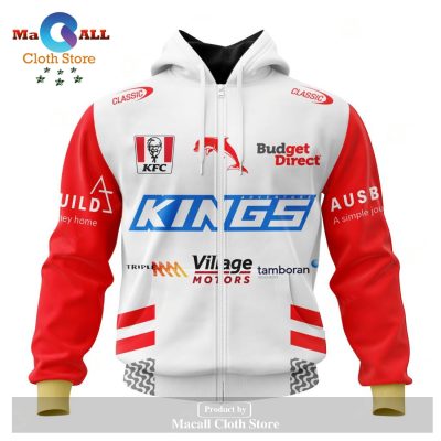 Personalized NRL DOLPHINS 2023 Training White Kits Hoodie Sweatshirt 3D LIMITED EDITION -soulcals