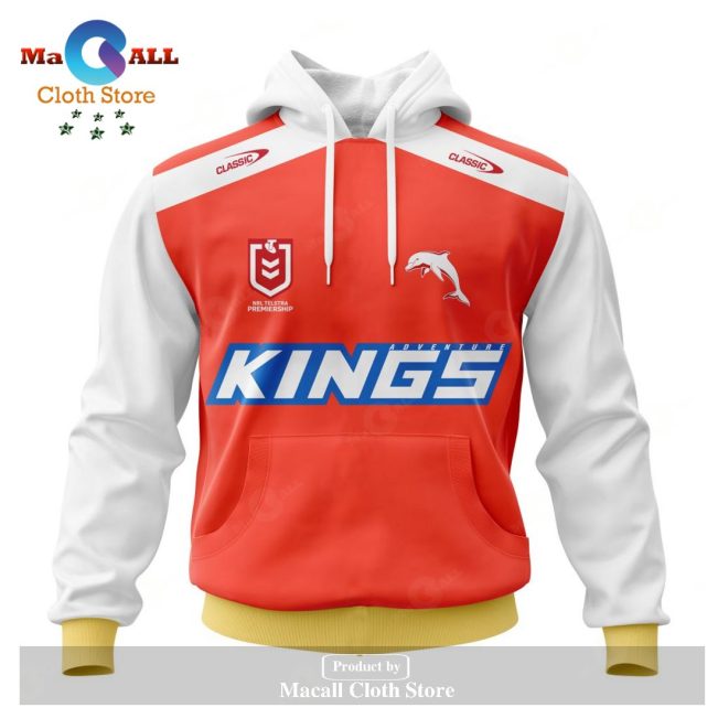 Personalized NRL DOLPHINS Kits 2023 Hoodie Sweatshirt 3D LIMITED EDITION -soulcals