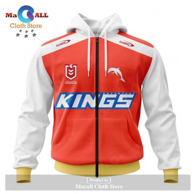 Personalized NRL DOLPHINS Kits 2023 Hoodie Sweatshirt 3D LIMITED EDITION -soulcals