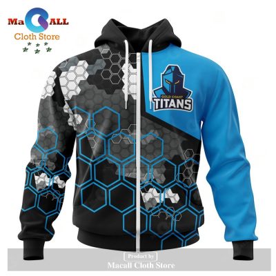 Personalized NRL Gold Coast Titans Special MotoCross Concept Hoodie Sweatshirt 3D LIMITED EDITION -soulcals