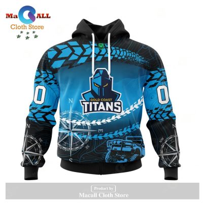 Personalized NRL Gold Coast Titans Special Off-Road Concept Hoodie Sweatshirt 3D LIMITED EDITION -soulcals