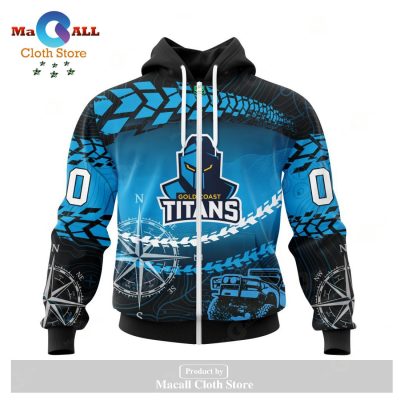 Personalized NRL Gold Coast Titans Special Off-Road Concept Hoodie Sweatshirt 3D LIMITED EDITION -soulcals