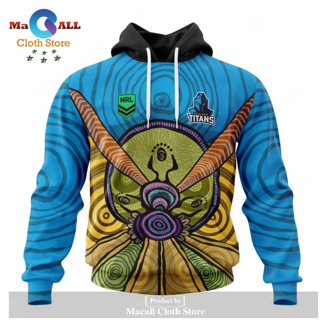 Personalized NRL Gold Coast Titans - Specialized Design Wih ArtWork For Australia Day Hoodie Sweatshirt 3D LIMITED EDITION -soulcals