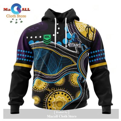Personalized NRL Gold Coast Titans - Specialized Indigenous Concepts Hoodie Sweatshirt 3D LIMITED EDITION -soulcals
