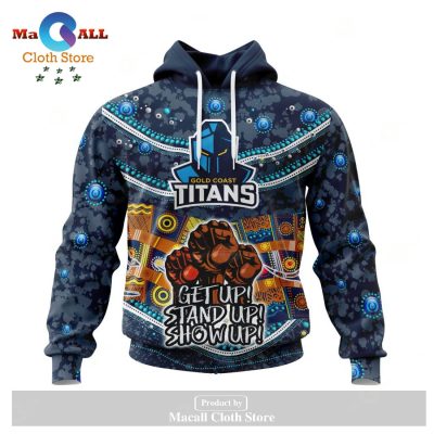 Personalized NRL Gold Coast Titans - Specialized Indigenous Kits For NAIDOC Week Hoodie Sweatshirt 3D LIMITED EDITION -soulcals