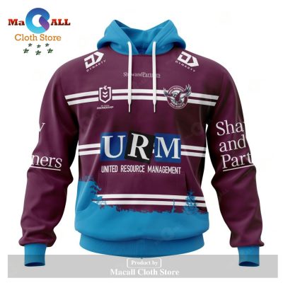 Personalized NRL Manly Warringah Sea Eagles Community Kits 2023 Hoodie Sweatshirt 3D LIMITED EDITION -soulcals
