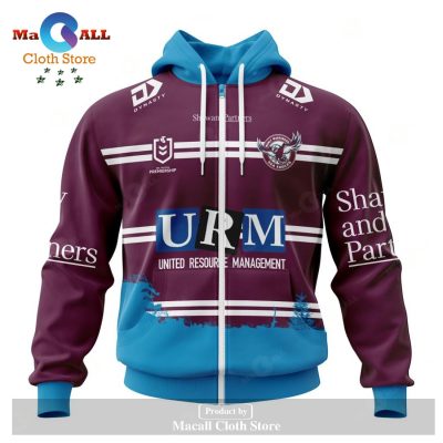 Personalized NRL Manly Warringah Sea Eagles Community Kits 2023 Hoodie Sweatshirt 3D LIMITED EDITION -soulcals