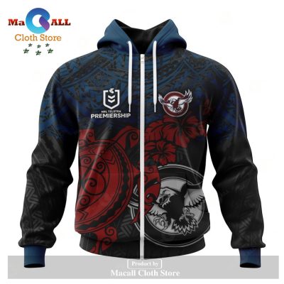 Personalized NRL Manly Warringah Sea Eagles Polynesian Concept Kits Hoodie Sweatshirt 3D LIMITED EDITION -soulcals
