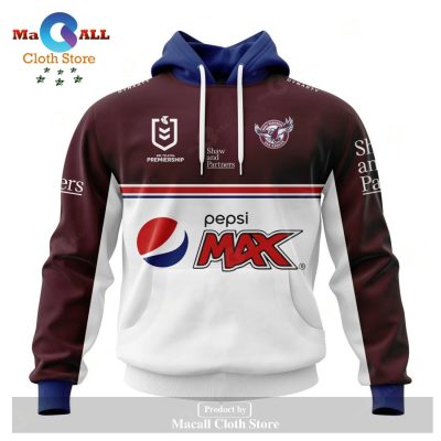 Personalized NRL Manly Warringah Sea Eagles Retro Kits 2023 Hoodie Sweatshirt 3D LIMITED EDITION -soulcals