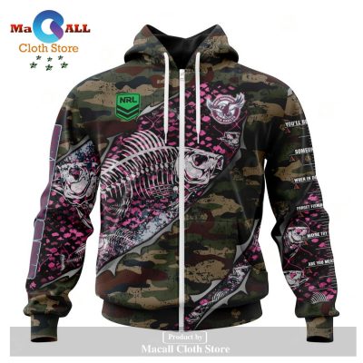 Personalized NRL Manly Warringah Sea Eagles Special Camo Fishing Hoodie Sweatshirt 3D LIMITED EDITION -soulcals