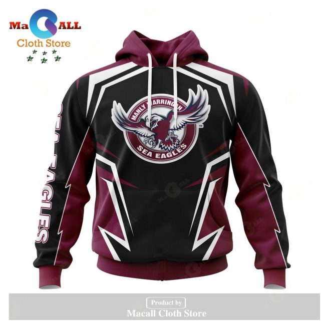 Personalized NRL Manly Warringah Sea Eagles Special Concept Kits Hoodie Sweatshirt 3D LIMITED EDITION -soulcals