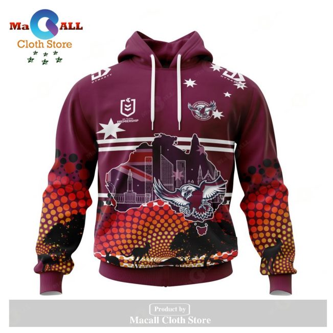 Personalized NRL Manly Warringah Sea Eagles - Specialized Concepts For Australia's Day Kits Hoodie Sweatshirt 3D LIMITED EDITION -soulcals