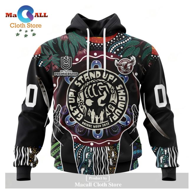 Personalized NRL Manly Warringah Sea Eagles - Specialized Concepts Kits For Naidoc Event Hoodie Sweatshirt 3D LIMITED EDITION -soulcals