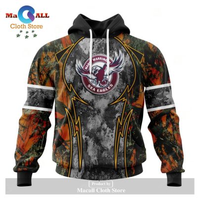 Personalized NRL Manly Warringah Sea Eagles - Specialized Design Wih Camo Concepts For Hungting In Forest Hoodie Sweatshirt 3D LIMITED EDITION -soulcals