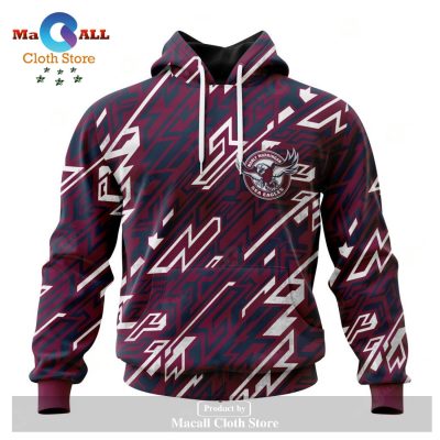 Personalized NRL Manly Warringah Sea Eagles - Specialized Design Wih Morden Art Syle Hoodie Sweatshirt 3D LIMITED EDITION -soulcals