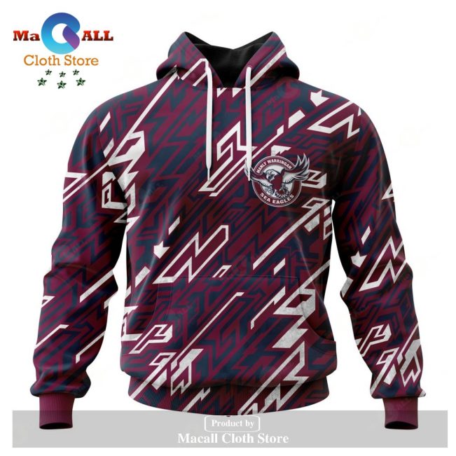Personalized NRL Manly Warringah Sea Eagles - Specialized Design Wih Morden Art Syle Hoodie Sweatshirt 3D LIMITED EDITION -soulcals