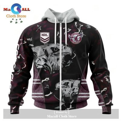Personalized NRL Manly Warringah Sea Eagles - Specialized Design Wih Morden Art Syle Hoodie Sweatshirt 3D LIMITED EDITION -soulcals