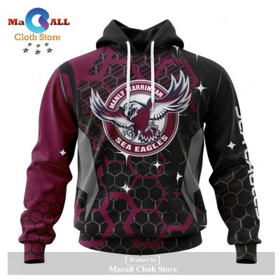 Personalized NRL Manly Warringah Sea Eagles - Specialized Design With MotoCross Syle Hoodie Sweatshirt 3D LIMITED EDITION -soulcals