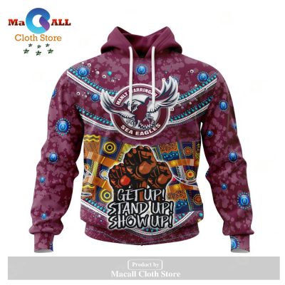 Personalized NRL Manly Warringah Sea Eagles - Specialized Indigenous Kits For NAIDOC Week Hoodie Sweatshirt 3D LIMITED EDITION -soulcals