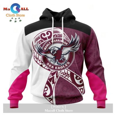 Personalized NRL Manly Warringah Sea Eagles Specialized Kits Samoa Fight Cancer Hoodie Sweatshirt 3D LIMITED EDITION -soulcals