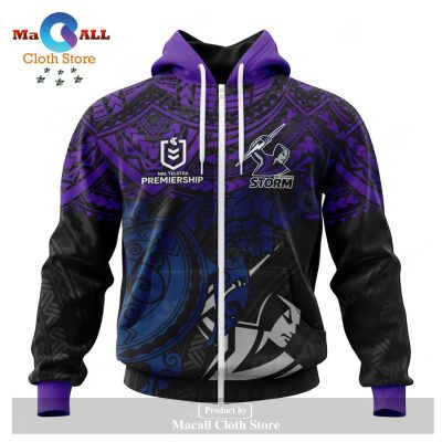 Personalized NRL Melbourne Storm Polynesian Concept Kits Hoodie Sweatshirt 3D LIMITED EDITION -soulcals