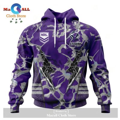 Personalized NRL Melbourne Storm - Specialized Design Wih Morden Art Syle Hoodie Sweatshirt 3D LIMITED EDITION -soulcals