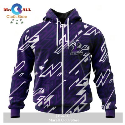 Personalized NRL Melbourne Storm - Specialized Design Wih Morden Art Syle Hoodie Sweatshirt 3D LIMITED EDITION -soulcals