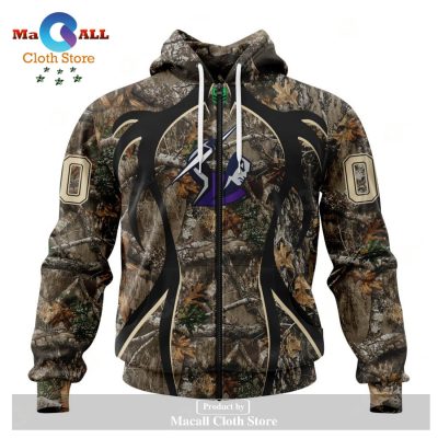 Personalized NRL Melbourne Storm - Specialized Hunting Camo Hoodie Sweatshirt 3D LIMITED EDITION -soulcals