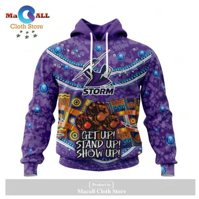 Personalized NRL Melbourne Storm - Specialized Indigenous Kits For NAIDOC Week Hoodie Sweatshirt 3D LIMITED EDITION -soulcals