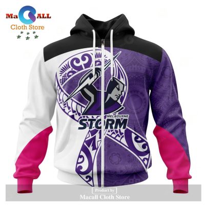 Personalized NRL Melbourne Storm Specialized Kits Samoa Fight Cancer Hoodie Sweatshirt 3D LIMITED EDITION -soulcals