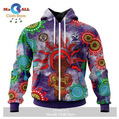 Personalized NRL Melbourne Storm - Specialized NAIDOC Event Design Hoodie Sweatshirt 3D LIMITED EDITION -soulcals