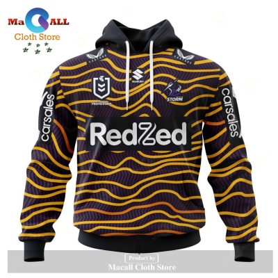 Personalized NRL Melbourne StormIndigenous Kits 2023 Hoodie Sweatshirt 3D LIMITED EDITION -soulcals