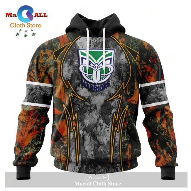 Personalized NRL New Zealand Warriors - Specialized Design Wih Camo Concepts For Hungting In Forest Hoodie Sweatshirt 3D LIMITED EDITION -soulcals
