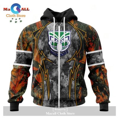 Personalized NRL New Zealand Warriors - Specialized Design Wih Camo Concepts For Hungting In Forest Hoodie Sweatshirt 3D LIMITED EDITION -soulcals