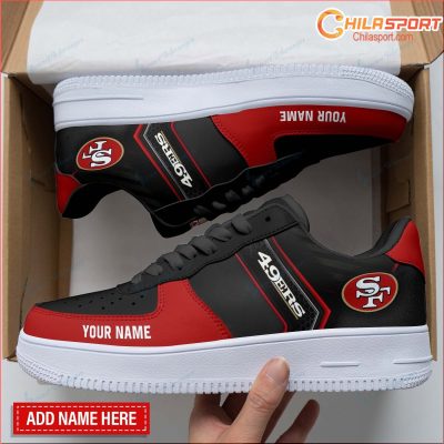 Personalized San Francisco 49ers Air Force 1 Shoes Stylish Custom Sneakers and Comfortable Walking G - soulcals
