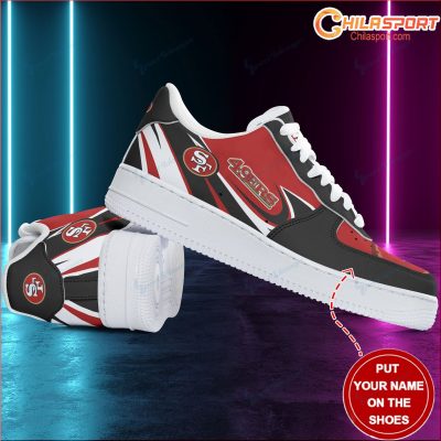 Personalized San Francisco 49ers Air Force 1 Shoes Stylish Gift for Football Fans and Sneaker Collec - soulcals
