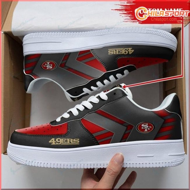 Personalized San Francisco 49ers Air Force 1 Shoes Unique Stylish Gift Idea - soulcals