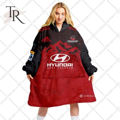 Personalized Super Rugby Crusaders Jersey Oodie, Flanket, Blanket Hoodie, Snuggie - soulcals