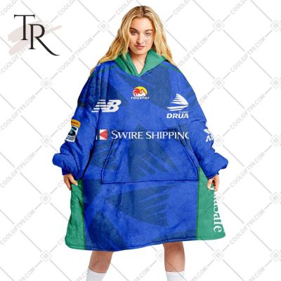 Personalized Super Rugby Fijian Drua Jersey Oodie, Flanket, Blanket Hoodie, Snuggie - soulcals