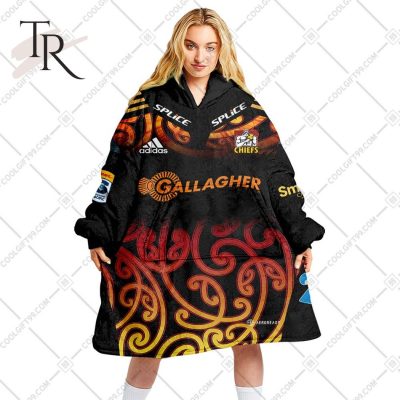 Personalized Super Rugby Gallagher Chiefs Jersey Oodie, Flanket, Blanket Hoodie, Snuggie - soulcals