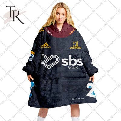 Personalized Super Rugby Highlanders Jersey Oodie, Flanket, Blanket Hoodie, Snuggie - soulcals