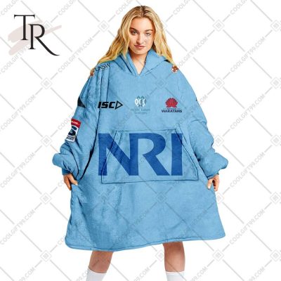 Personalized Super Rugby Waratahs Jersey Oodie, Flanket, Blanket Hoodie, Snuggie - soulcals